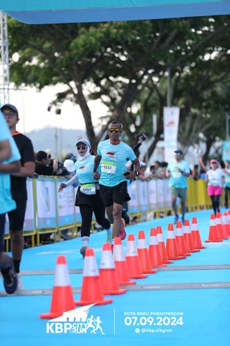Race photo from KBP City Run 2024