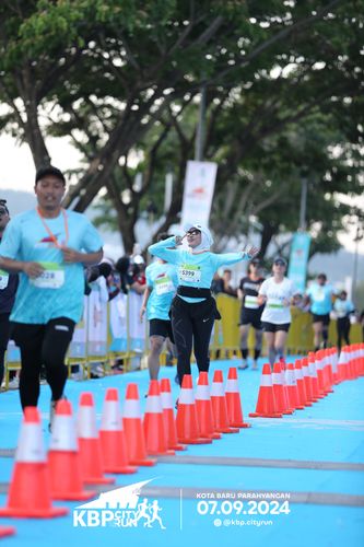 Race photo from KBP City Run 2024