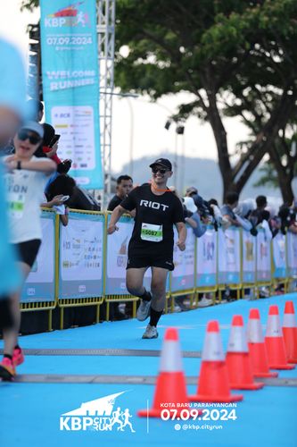 Race photo from KBP City Run 2024