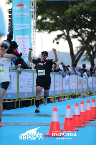 Race photo from KBP City Run 2024