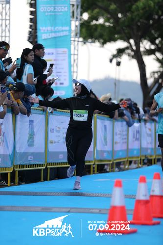 Race photo from KBP City Run 2024