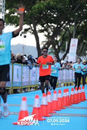 Race photo from KBP City Run 2024