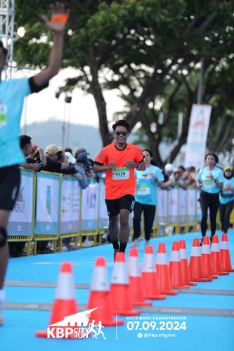 Race photo from KBP City Run 2024