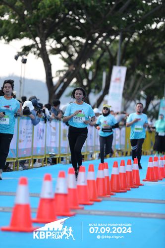 Race photo from KBP City Run 2024