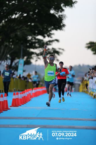Race photo from KBP City Run 2024