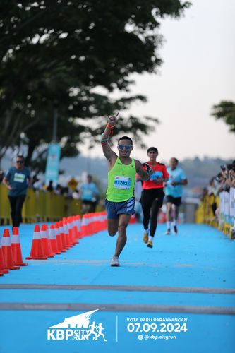 Race photo from KBP City Run 2024