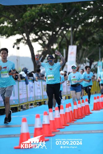 Race photo from KBP City Run 2024