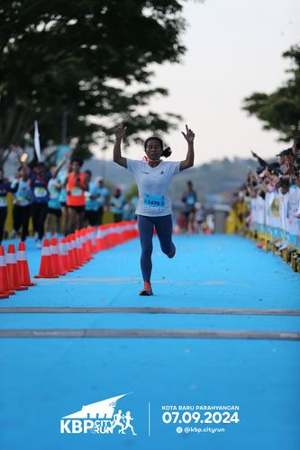 Race photo from KBP City Run 2024