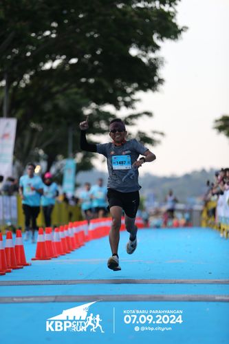 Race photo from KBP City Run 2024