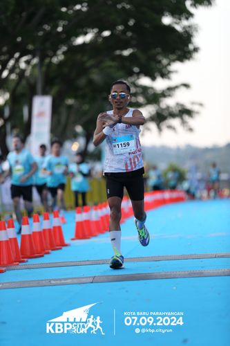 Race photo from KBP City Run 2024