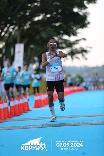Race photo from KBP City Run 2024