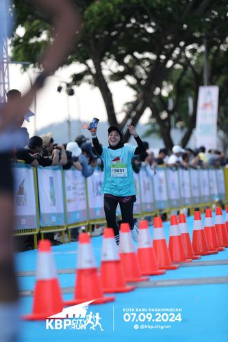Race photo from KBP City Run 2024