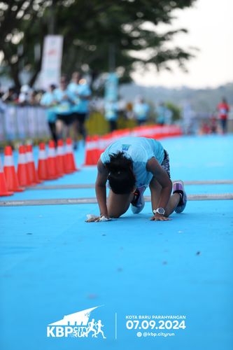 Race photo from KBP City Run 2024