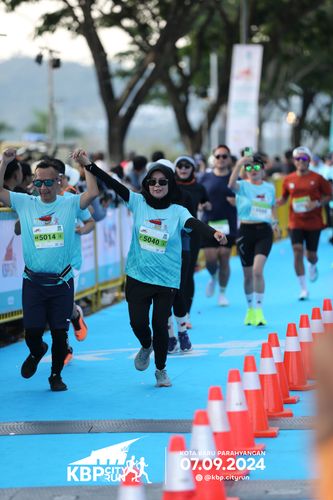 Race photo from KBP City Run 2024