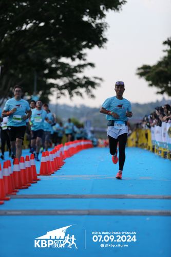 Race photo from KBP City Run 2024
