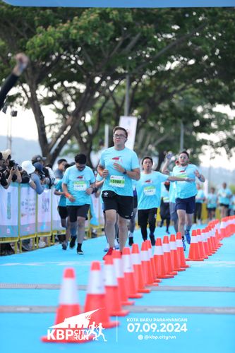 Race photo from KBP City Run 2024