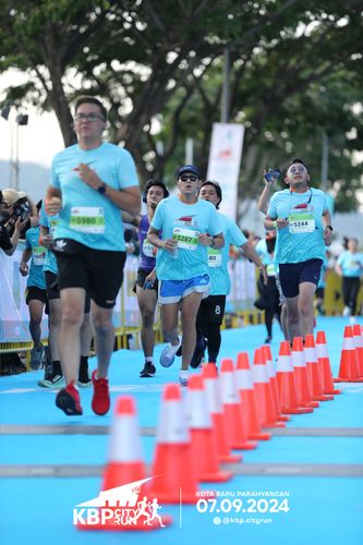 Race photo from KBP City Run 2024