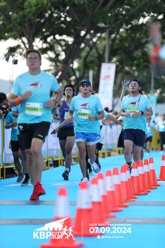 Race photo from KBP City Run 2024