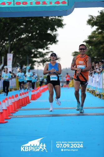 Race photo from KBP City Run 2024