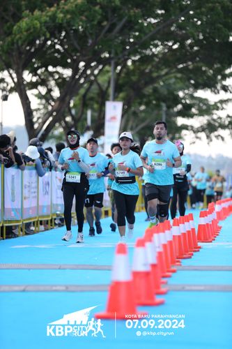 Race photo from KBP City Run 2024