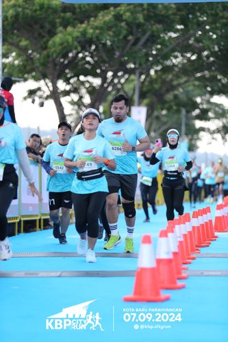 Race photo from KBP City Run 2024