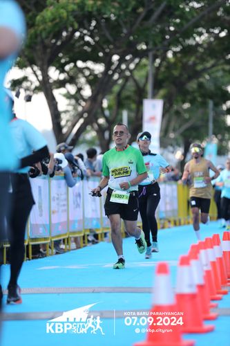 Race photo from KBP City Run 2024
