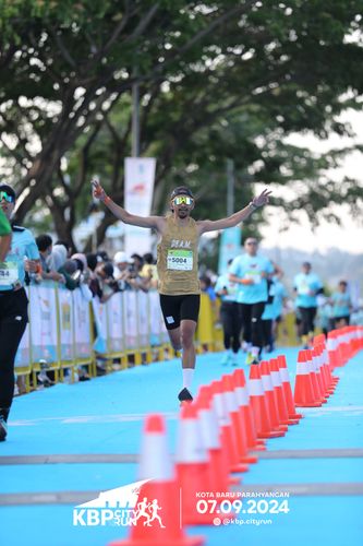 Race photo from KBP City Run 2024