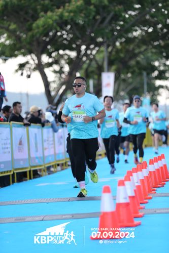 Race photo from KBP City Run 2024
