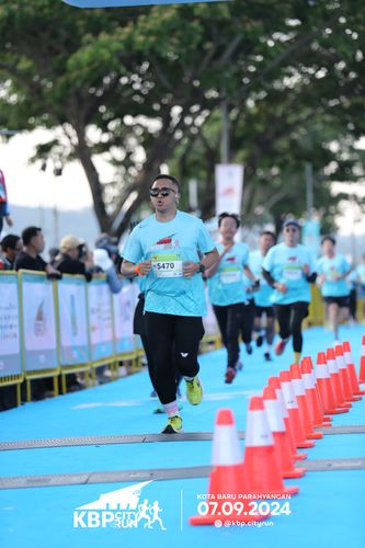 Race photo from KBP City Run 2024