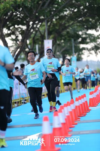 Race photo from KBP City Run 2024