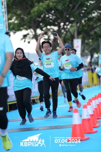 Race photo from KBP City Run 2024