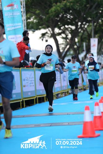 Race photo from KBP City Run 2024