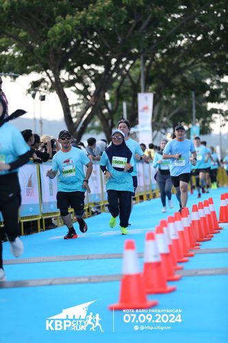Race photo from KBP City Run 2024