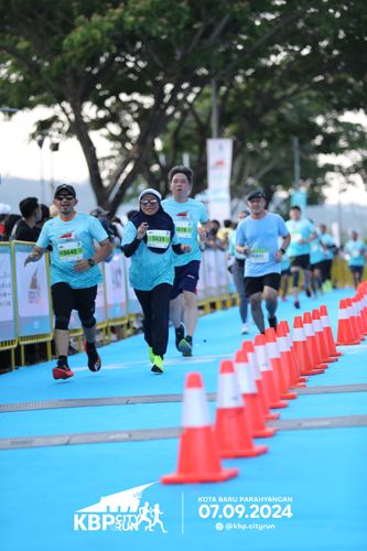 Race photo from KBP City Run 2024
