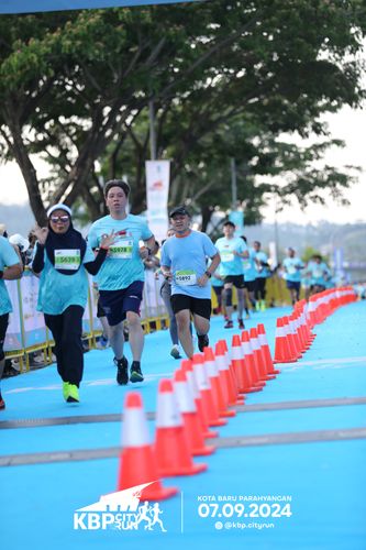 Race photo from KBP City Run 2024