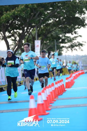 Race photo from KBP City Run 2024