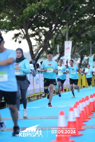 Race photo from KBP City Run 2024