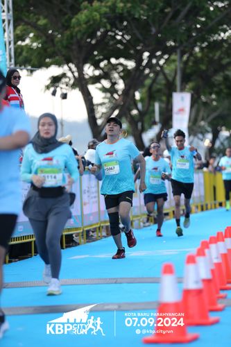 Race photo from KBP City Run 2024