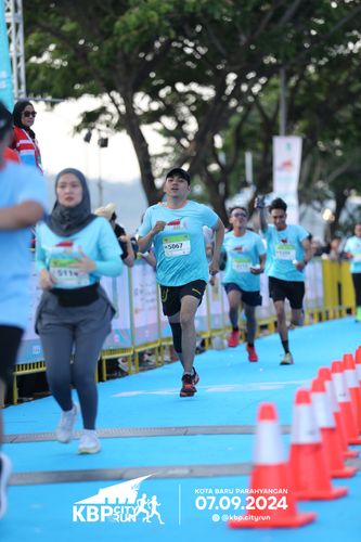 Race photo from KBP City Run 2024