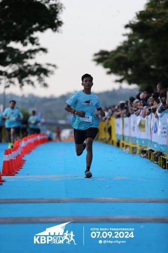 Race photo from KBP City Run 2024