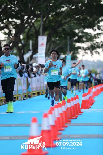 Race photo from KBP City Run 2024