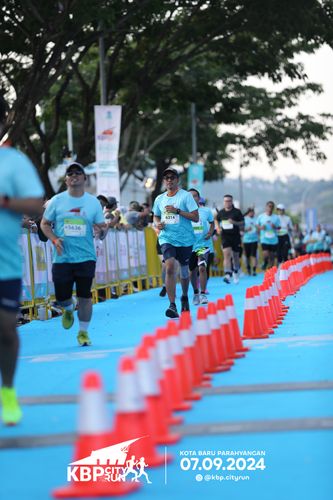 Race photo from KBP City Run 2024