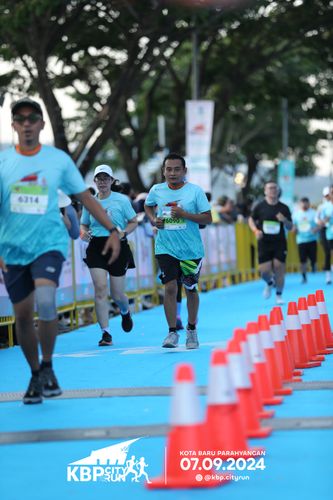 Race photo from KBP City Run 2024