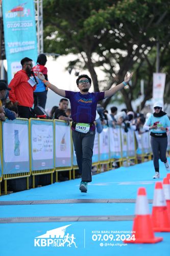 Race photo from KBP City Run 2024