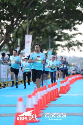 Race photo from KBP City Run 2024