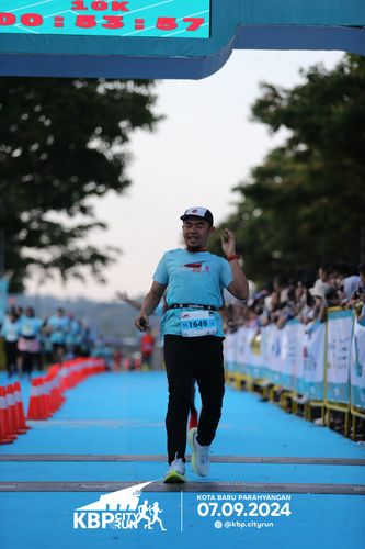 Race photo from KBP City Run 2024