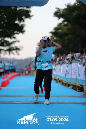 Race photo from KBP City Run 2024