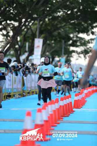 Race photo from KBP City Run 2024