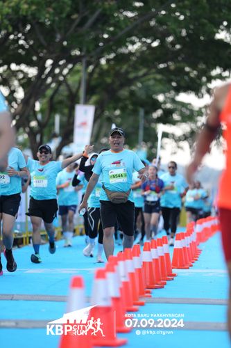 Race photo from KBP City Run 2024