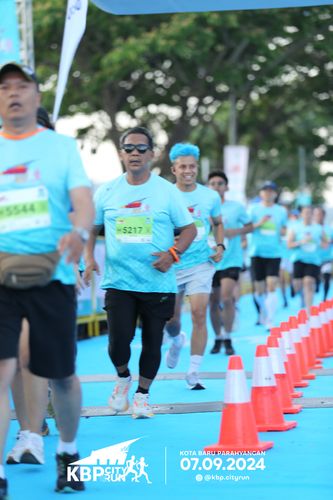 Race photo from KBP City Run 2024